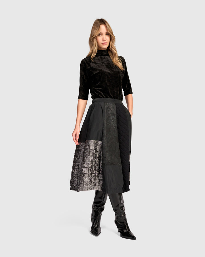 Spark Bubble Skirt Silver Mix