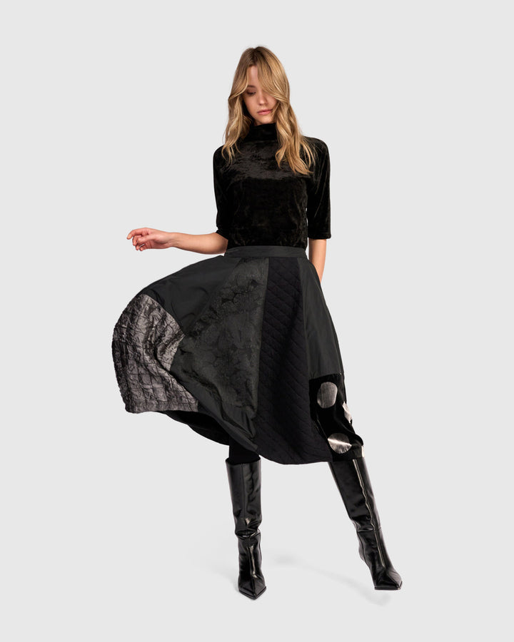 Spark Bubble Skirt Silver Mix