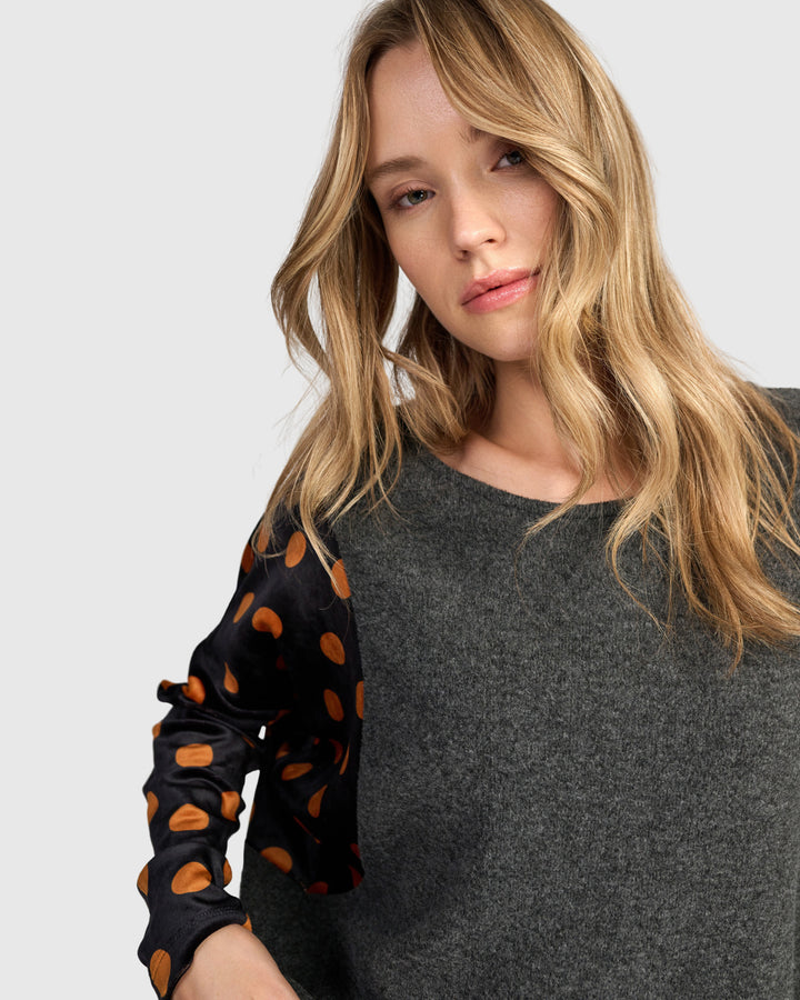 Dot Patch Top Mix