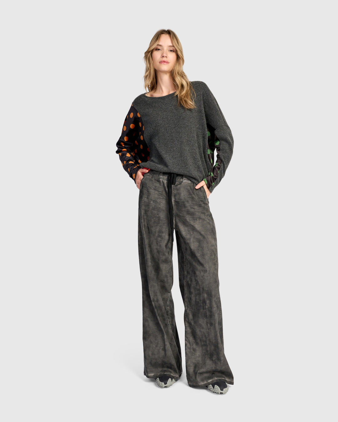 Dot Patch Top Mix
