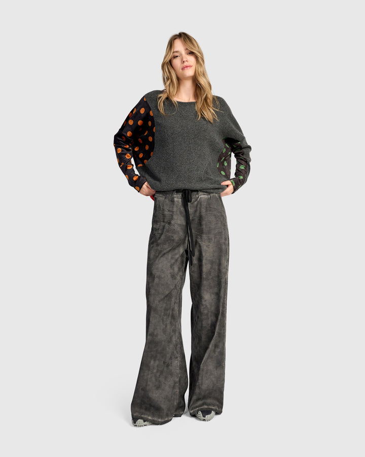 Dot Patch Top Mix