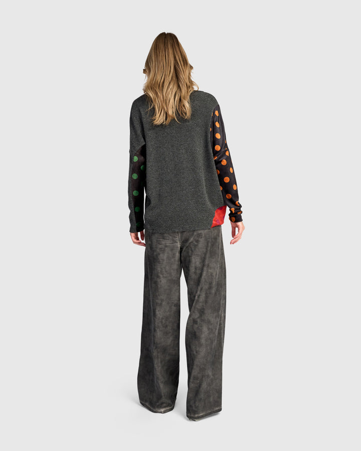 Dot Patch Top Mix