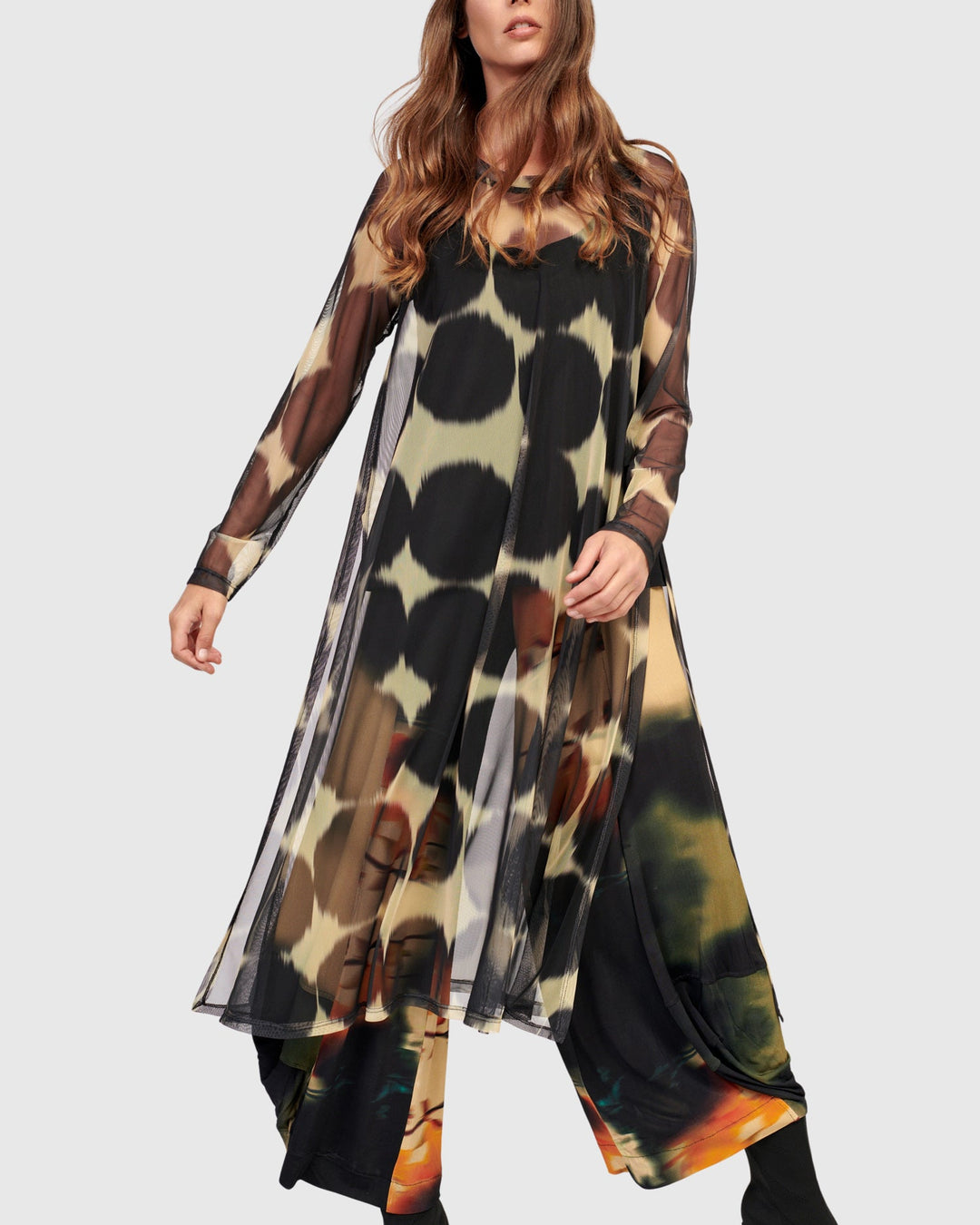 Panorama Tunic Top, Circles