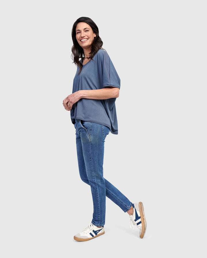 Denim Iconic Stretch Jeans, Blue