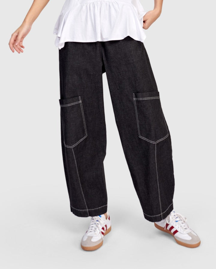 Paypaya Relaxed Pant Black Denim