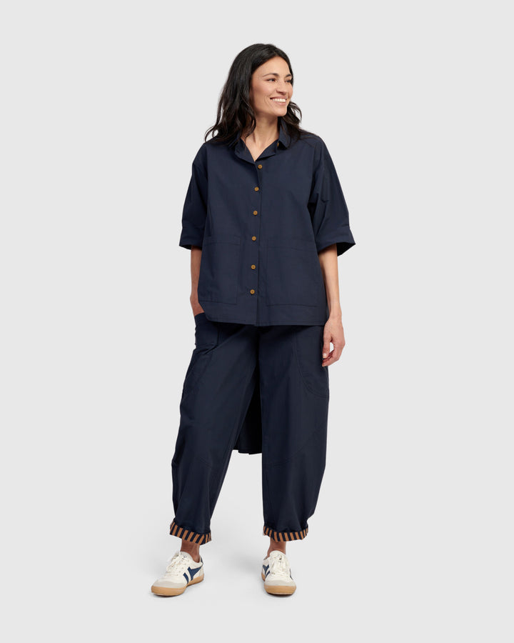 Lantern Pants Navy