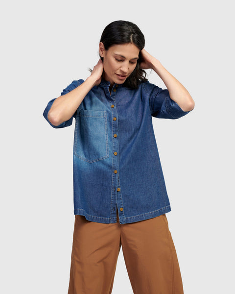 [AVANDRESS] ★24SS★Buko Pocket Denim Shirt Designer fashion, Seoul-fully created | W Concept