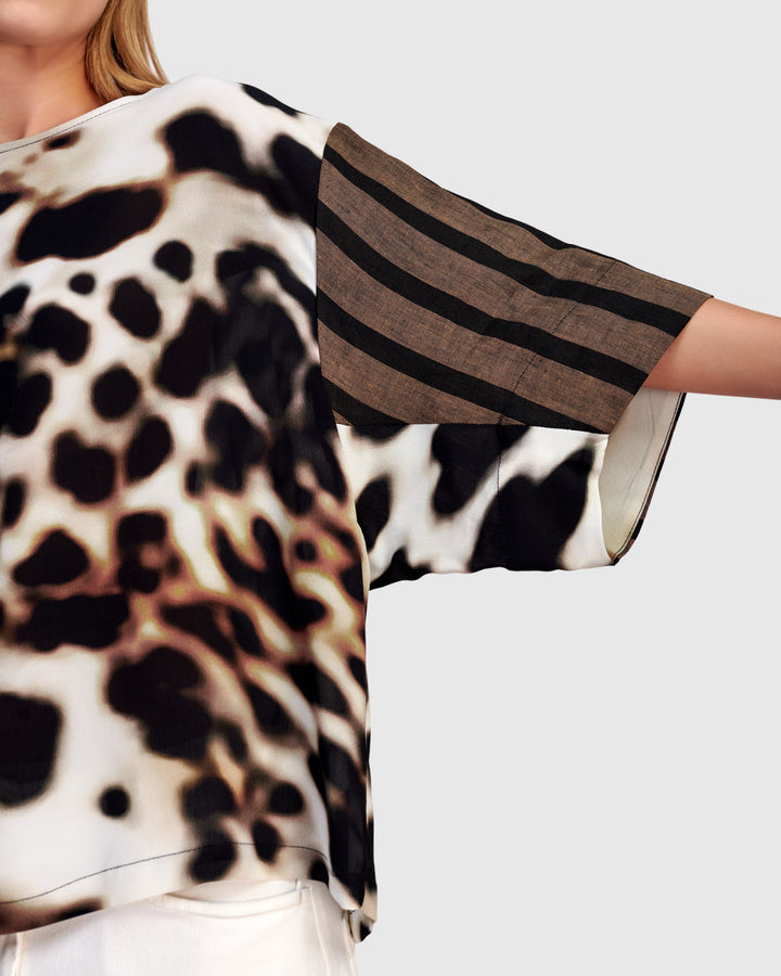 Animal Print Top Leopard