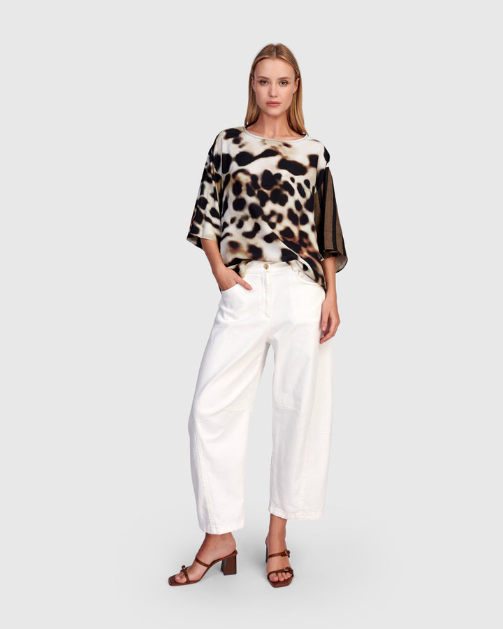 Animal Print Top Leopard