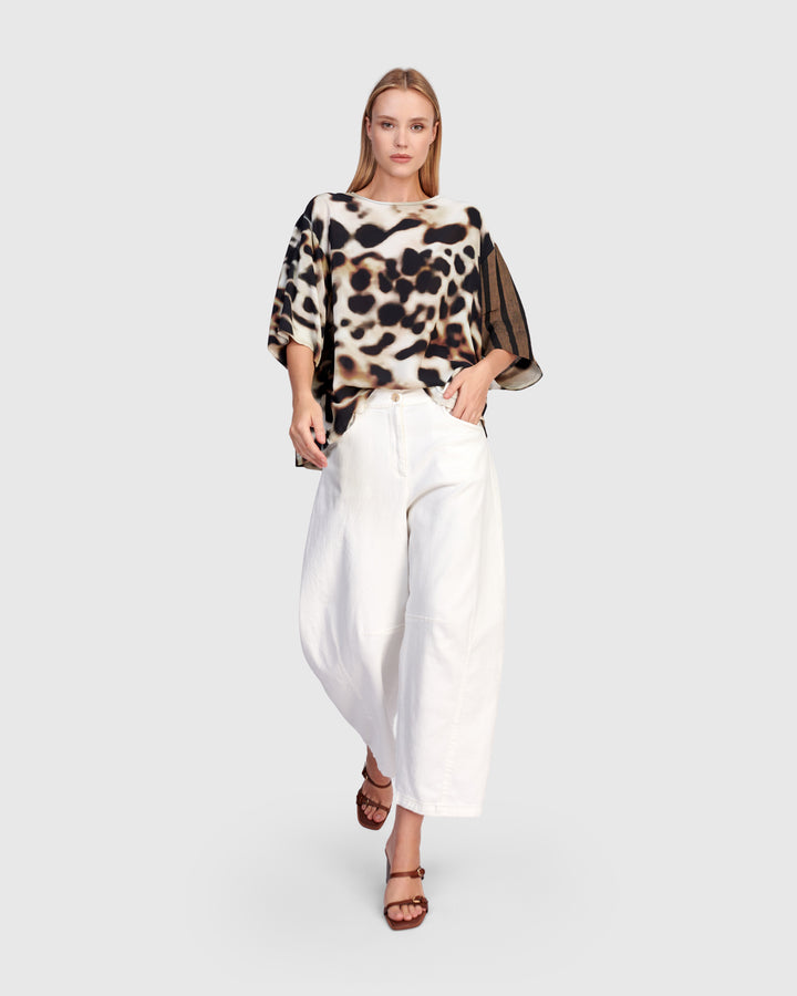 Animal Print Top Leopard