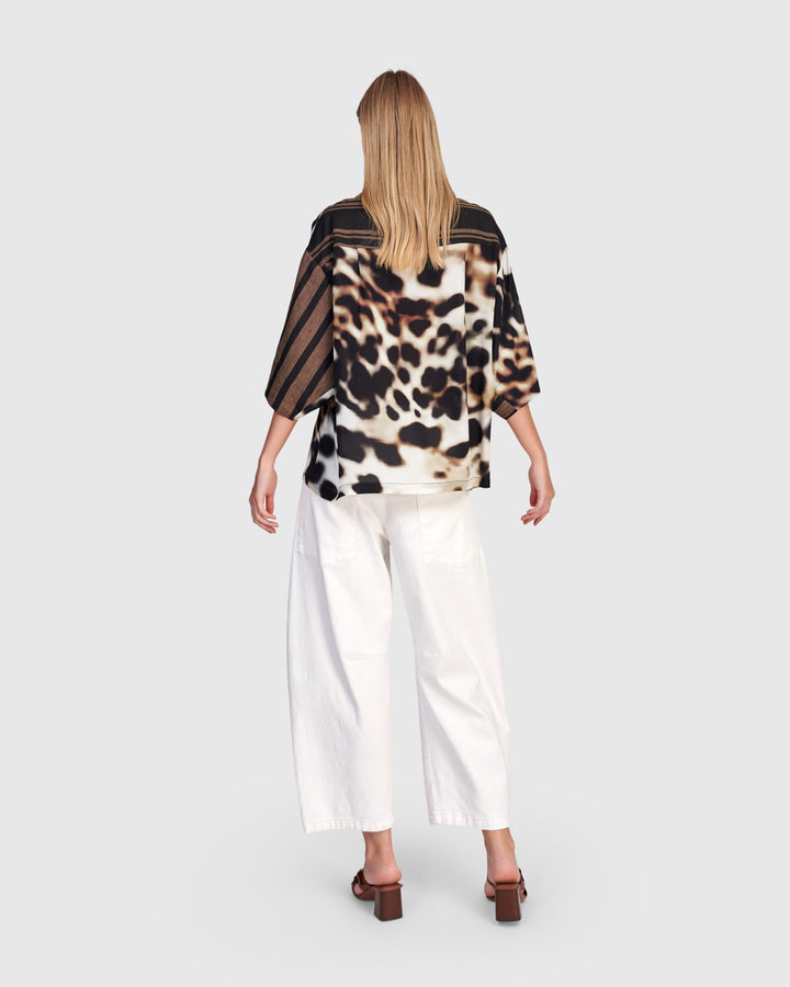 Animal Print Top Leopard