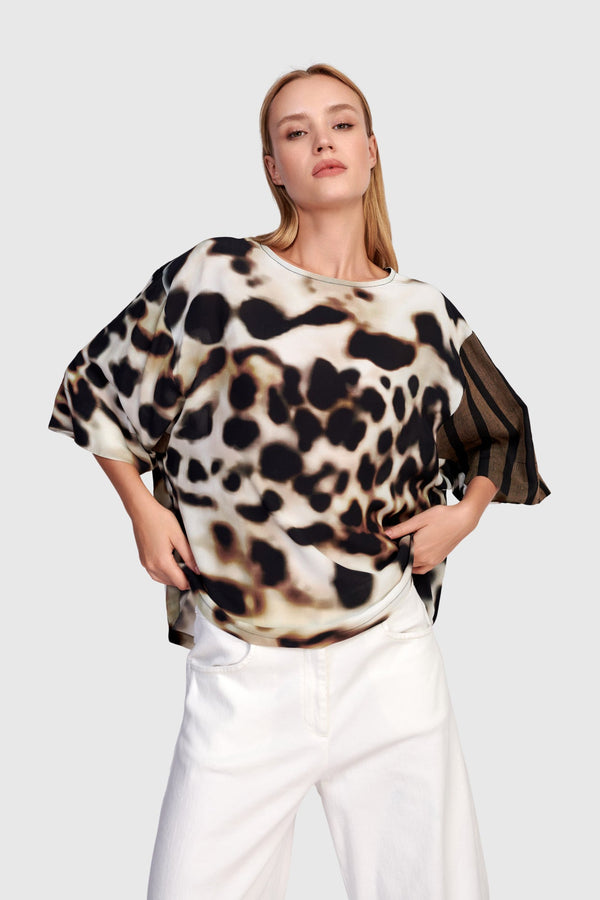 Animal Print Top Leopard