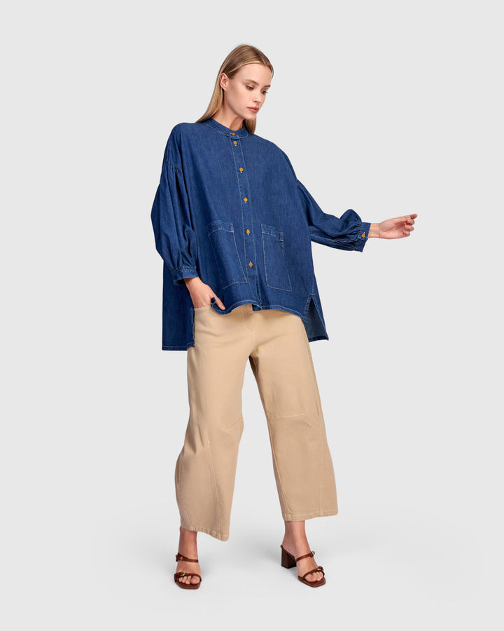Puff Top Denim