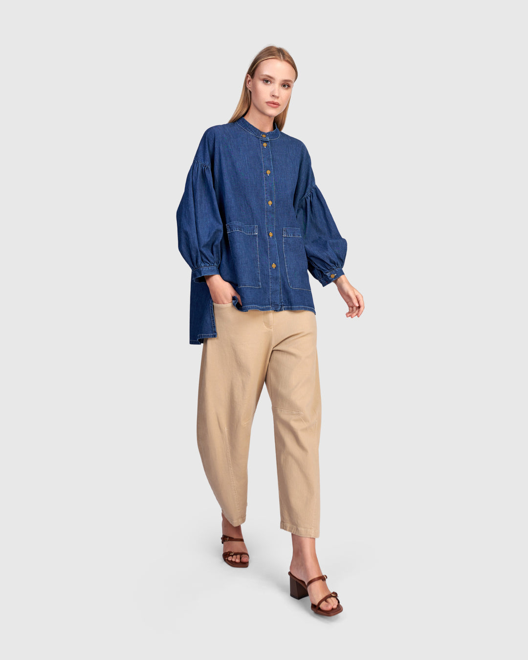 Puff Top Denim