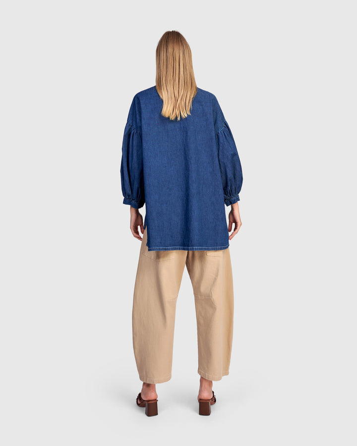 Puff Top Denim
