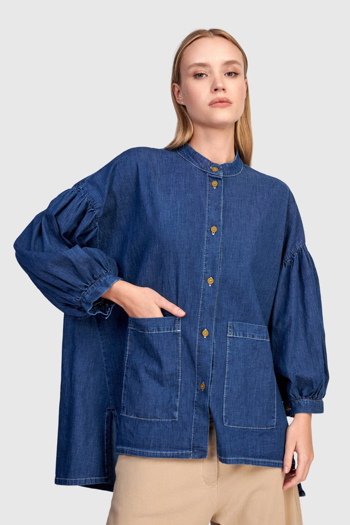 Puff Top Denim