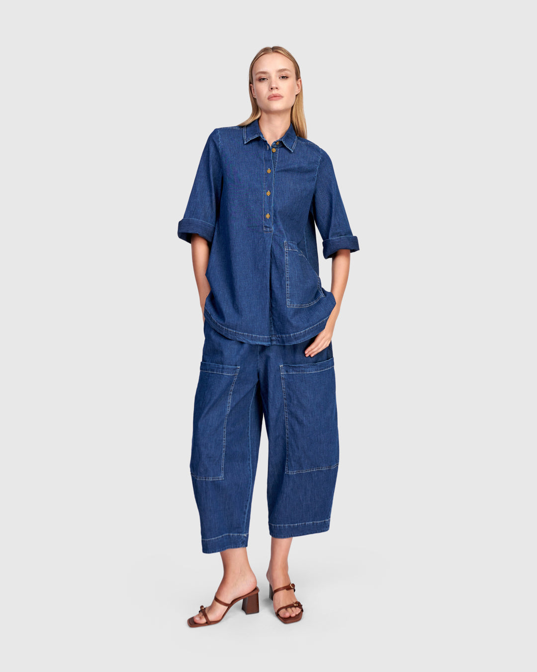 Popover Shirt Denim