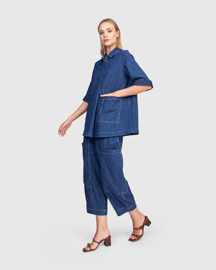 Popover Shirt Denim