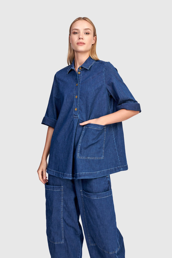 Popover Shirt Denim