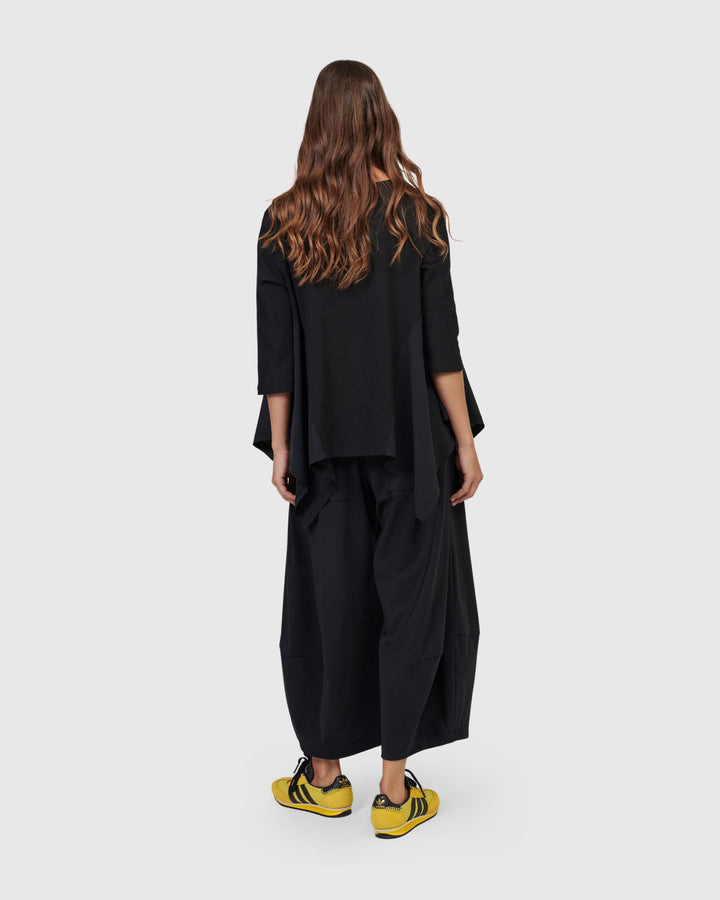 Tekbika Alexia Handkerchief Top, Black