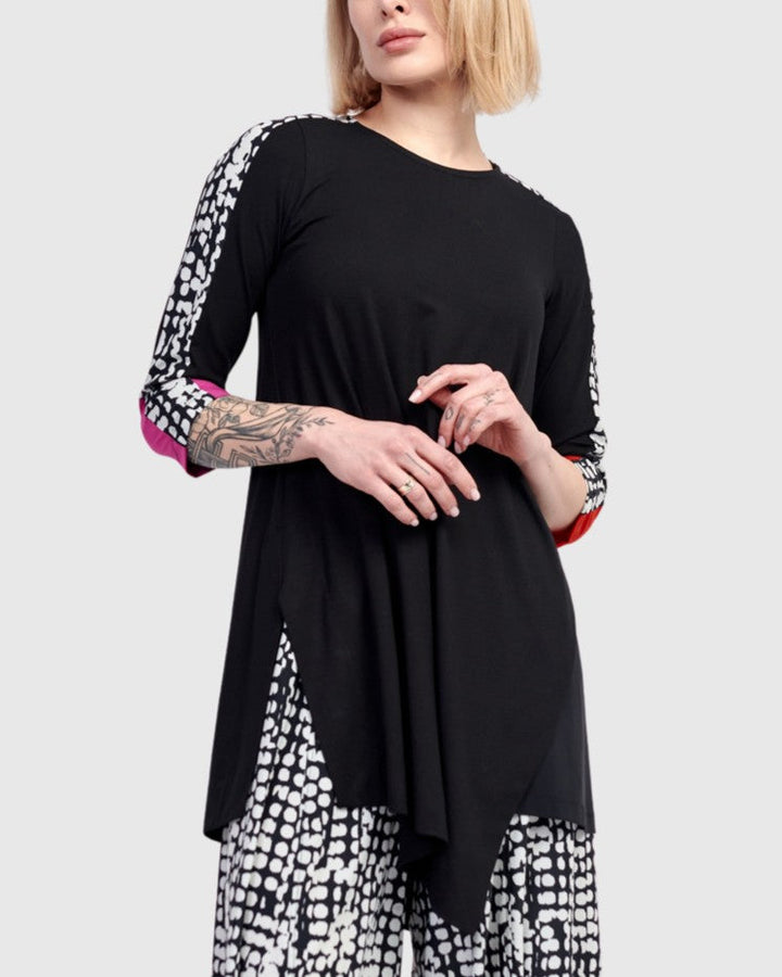 Tekbika Angular Tunic Top, Mix