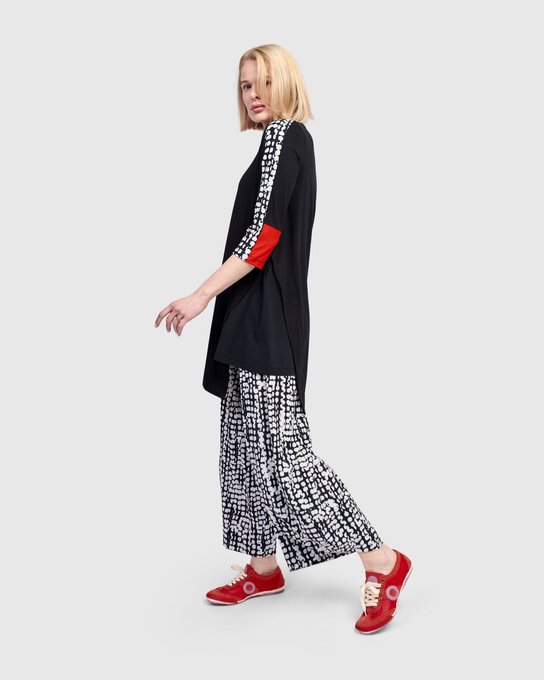 Tekbika Angular Tunic Top, Mix