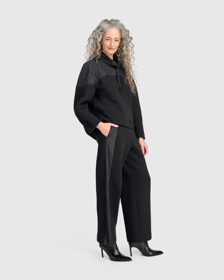 Quilted Pants Black