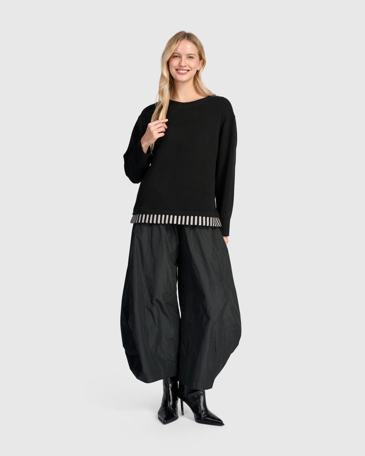 Stripe Trim Bottom Top
