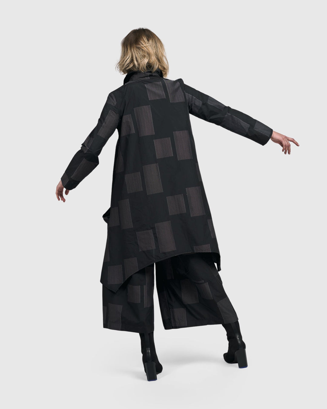 Urban Paradox Oversized Shirt, Squares