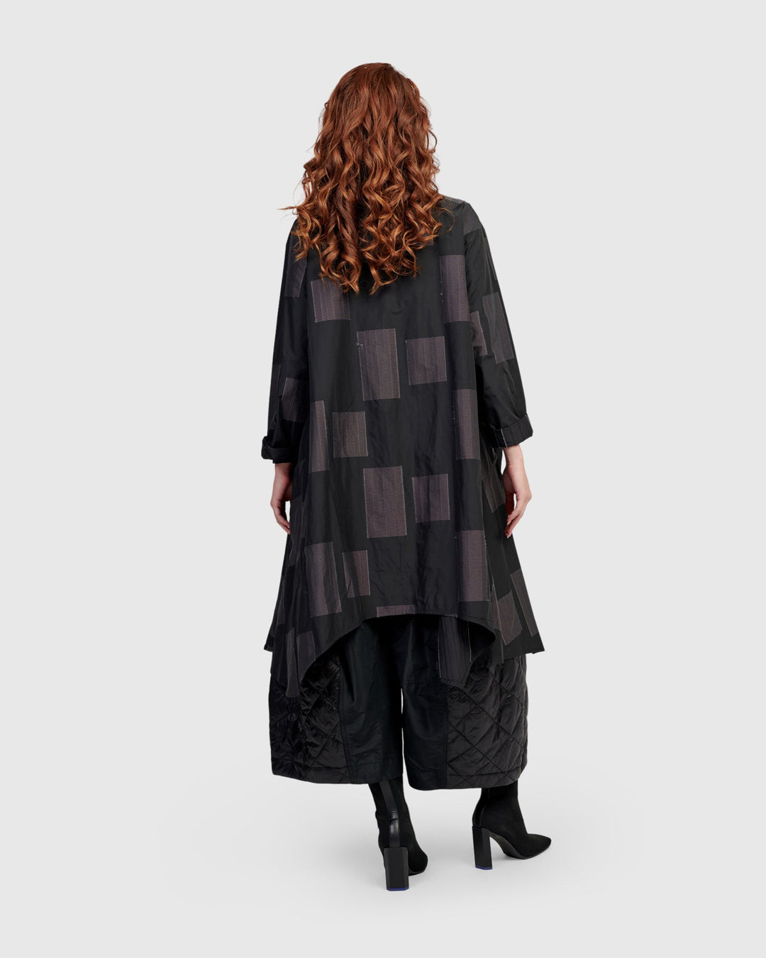 Urban Tekna Oversized Tunic Top, Squares