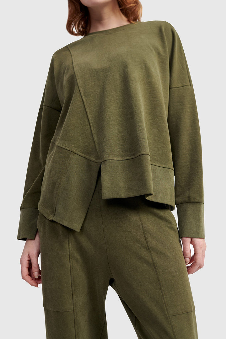 Urban Sirocco Crewneck Top, Olive