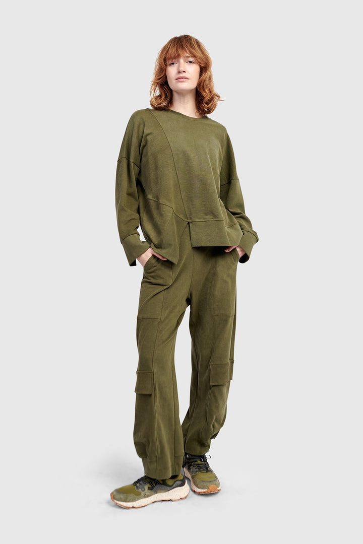 Urban Sirocco Crewneck Top, Olive