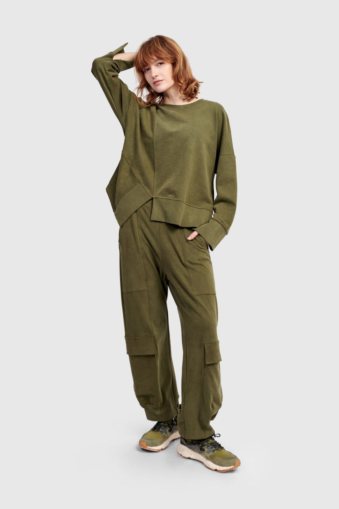 Urban Cargo Sweatpants, Olive
