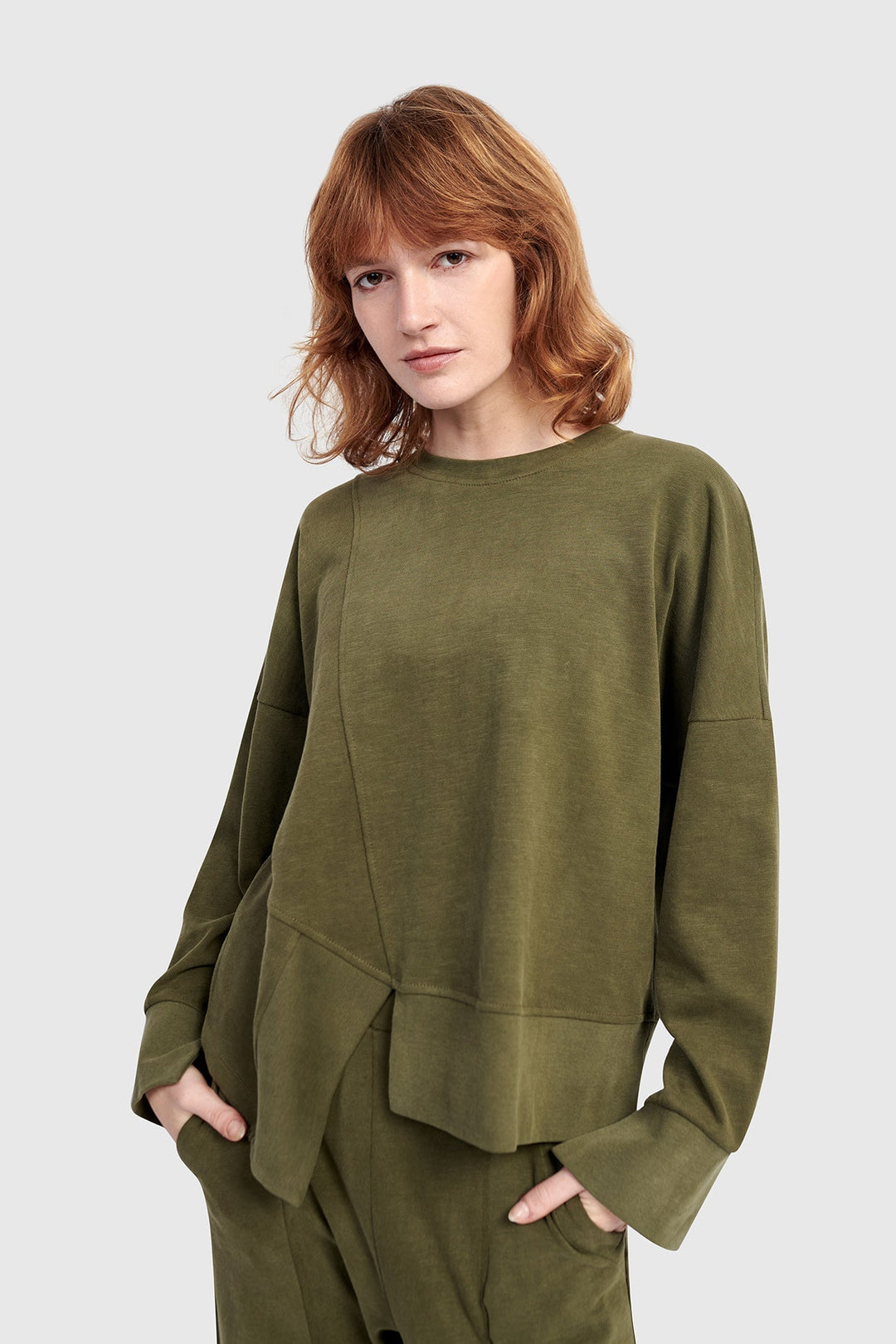 Urban Sirocco Crewneck Top, Olive