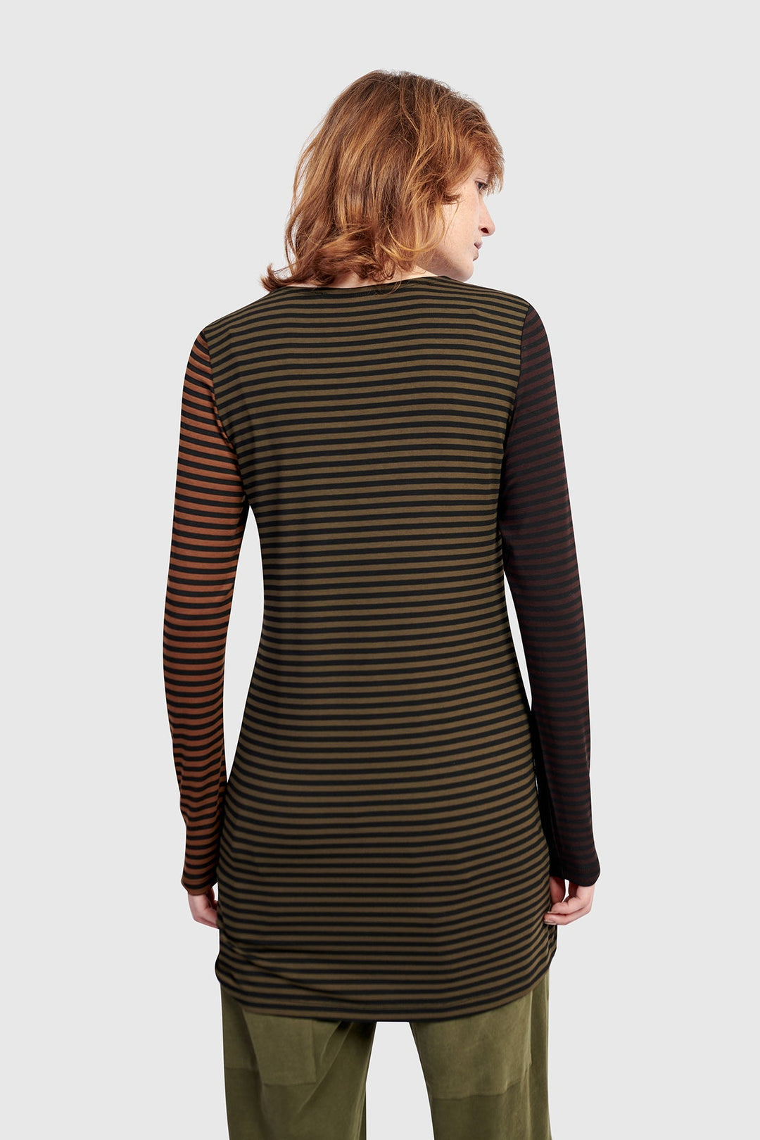 Urban Layering Long Tee, Stripes