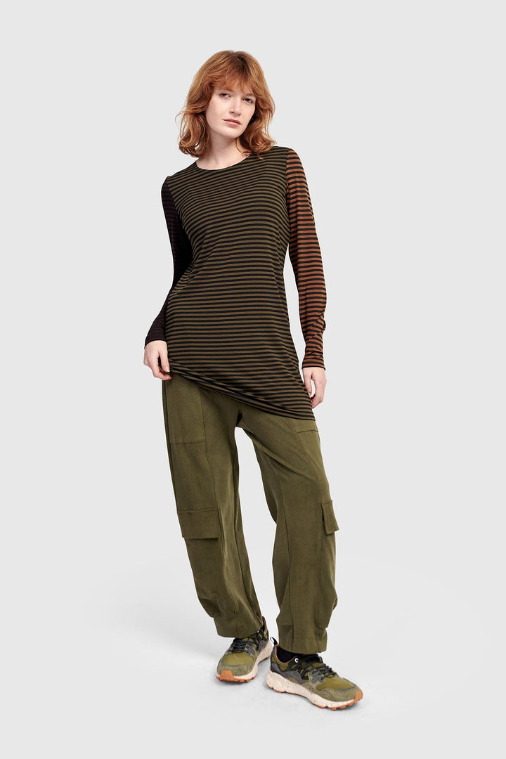 Urban Layering Long Tee, Stripes