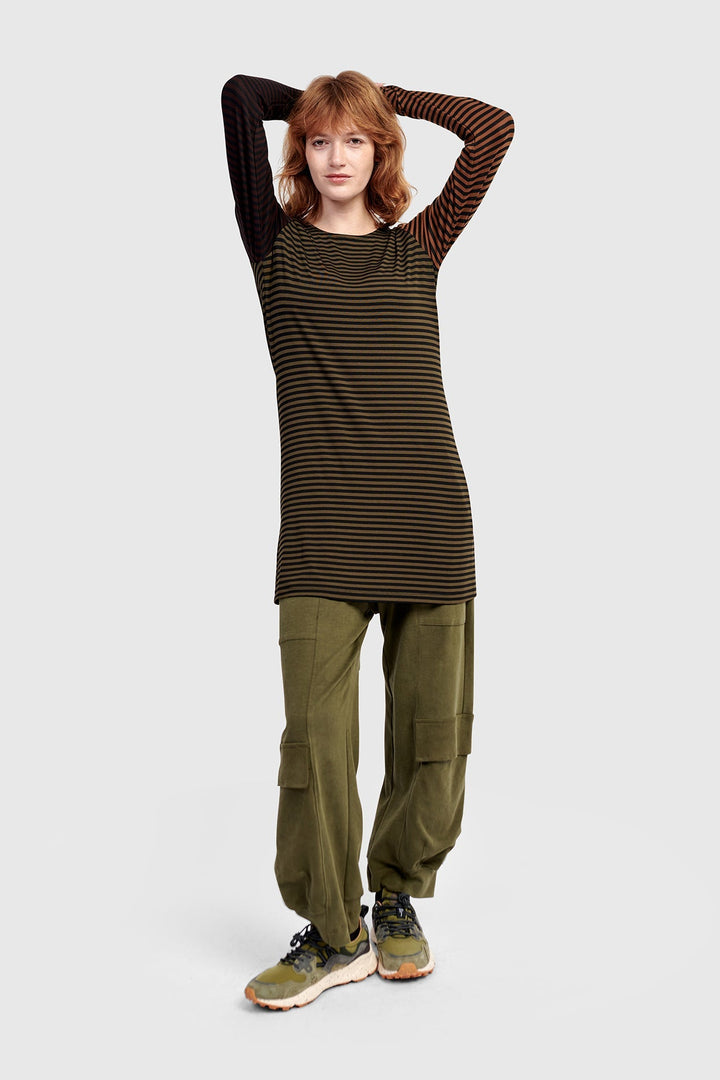 Urban Layering Long Tee, Stripes