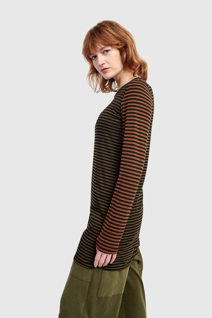 Urban Layering Long Tee, Stripes