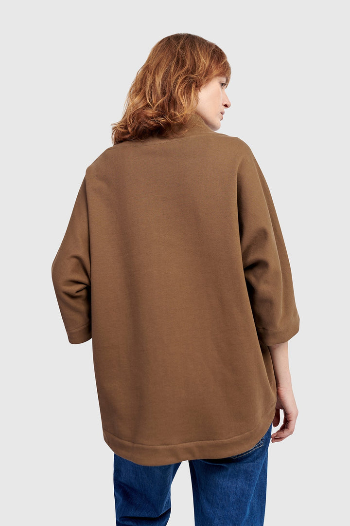Urban Muff Pullover Top, Camel