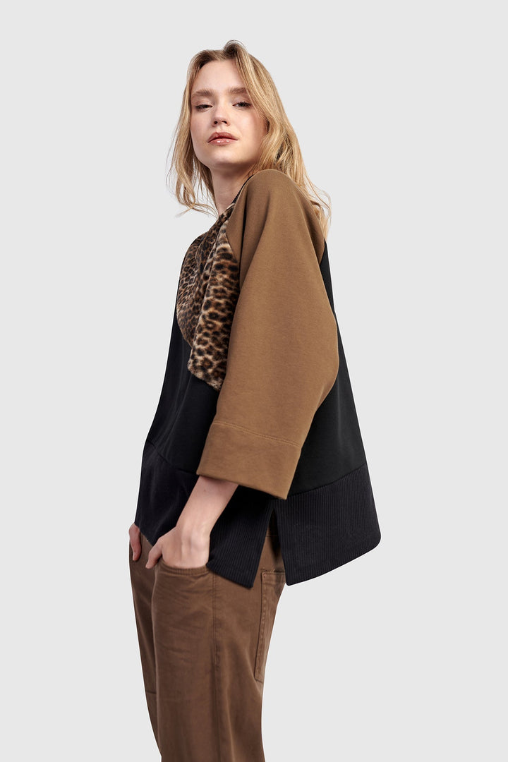 Urban Wildling Crewneck Top, Mix