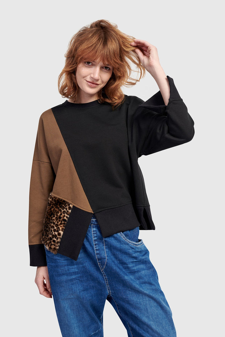 Urban Lair Crewneck Top, Mix