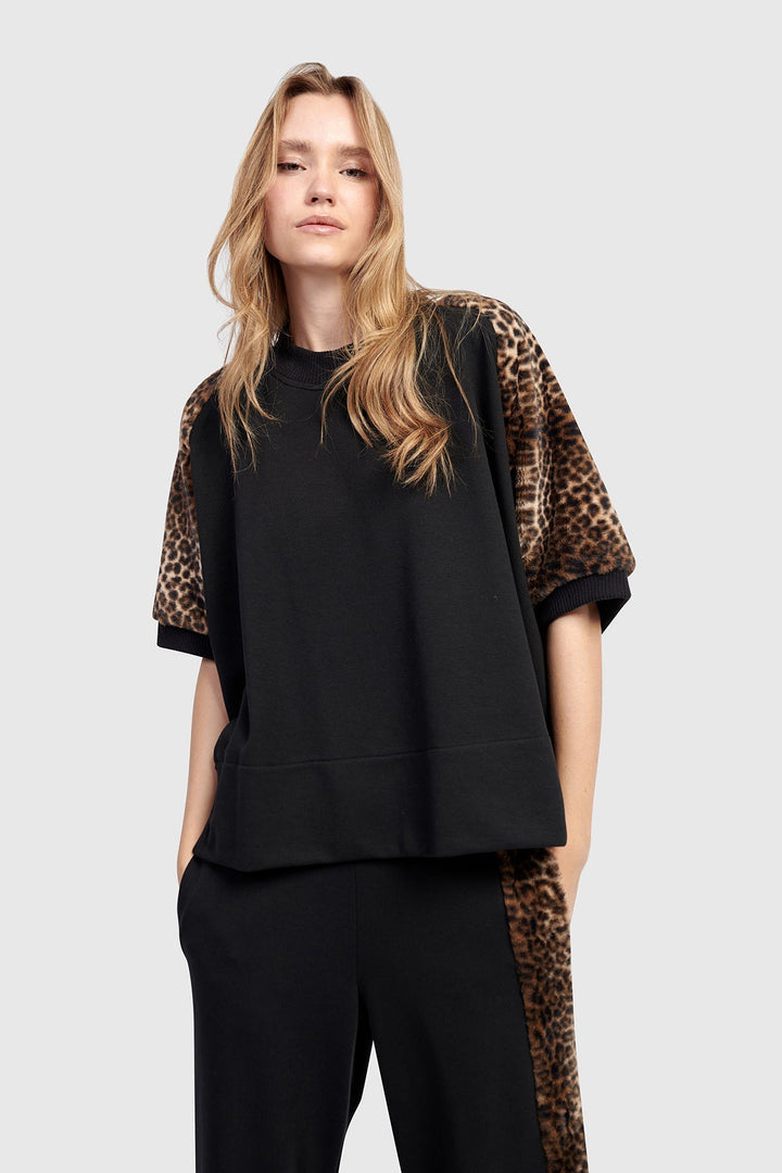 Urban Shroud Top, Leopard