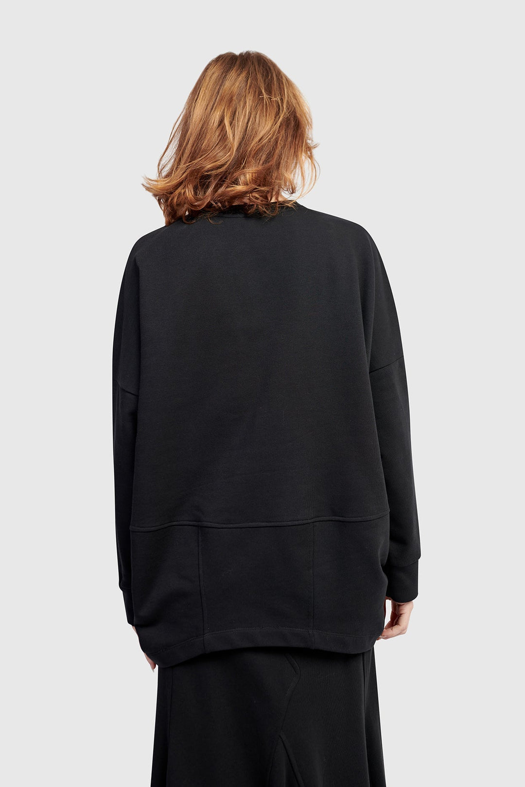 Urban Tucked Sweatshirt, Black