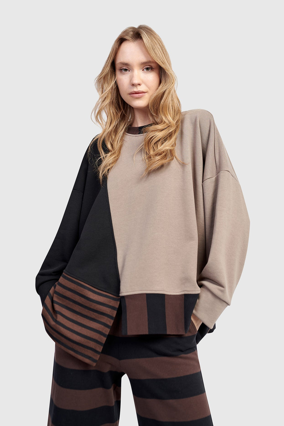 Urban Blitz Crewneck Top, Mix