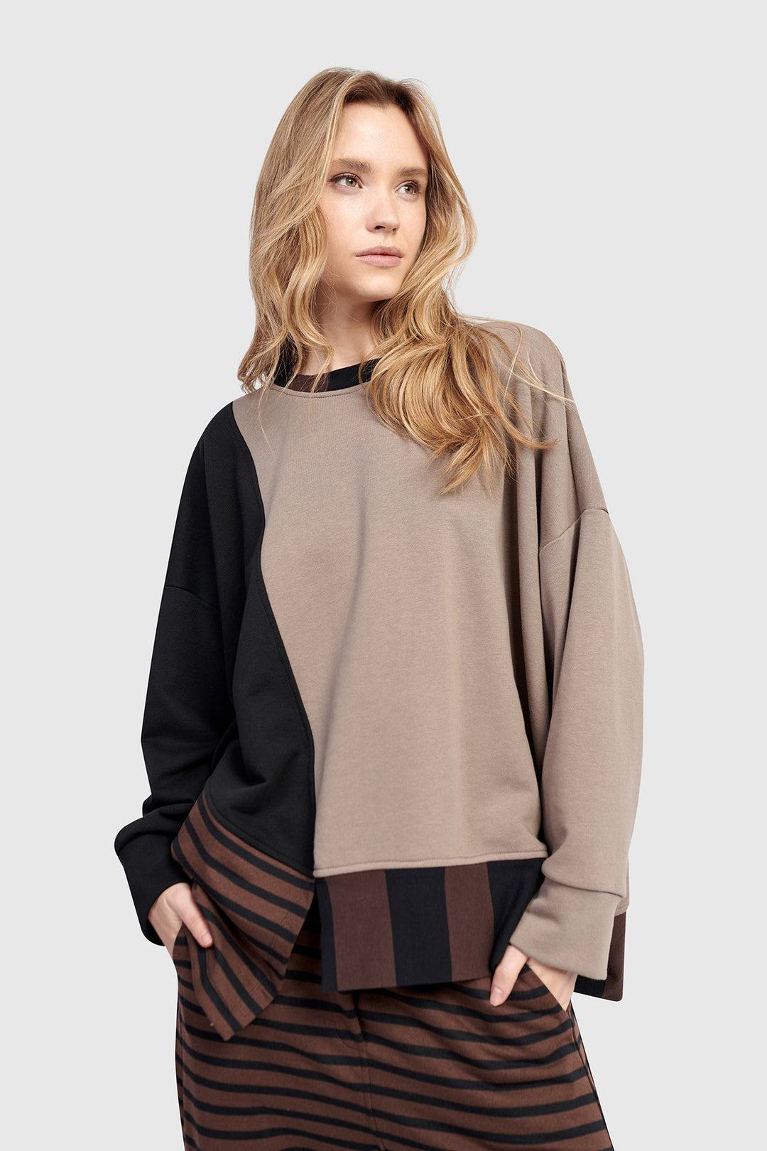 Urban Blitz Crewneck Top, Mix