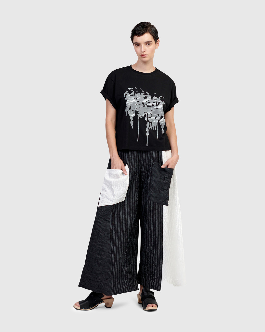 Urban Splatter Tee Black