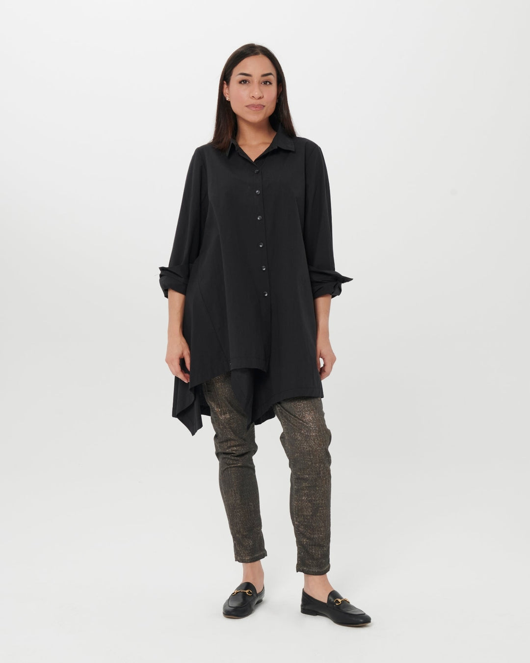 Urban Onyx Tunic Shirt, Black