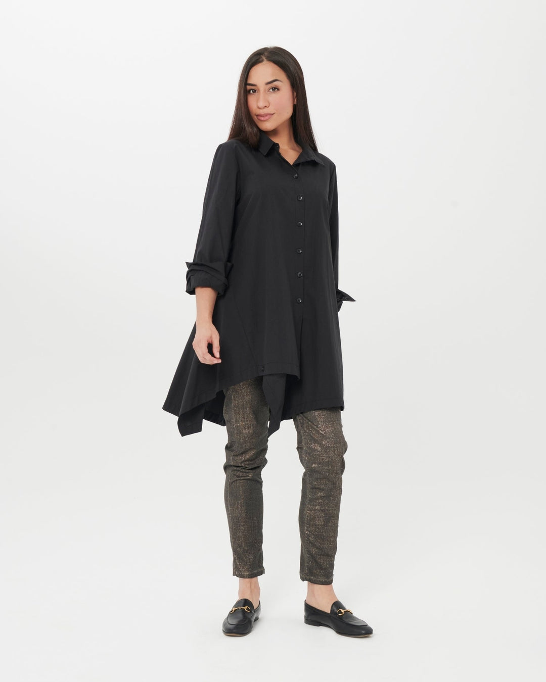 Urban Onyx Tunic Shirt, Black