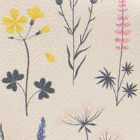 Chloe Printed Zip Around Wallet/ Wristlet White