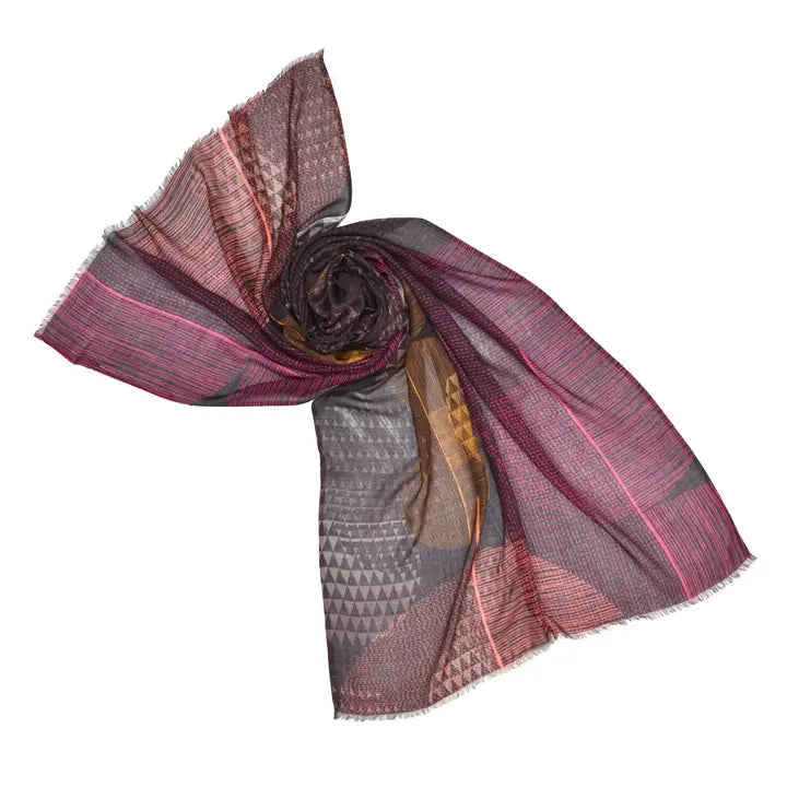 Tristan Moody Dot Scarf Pink